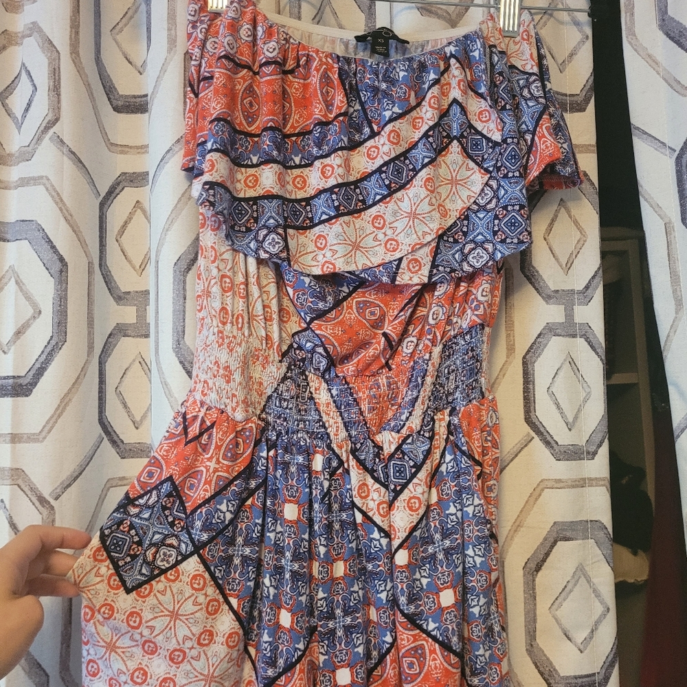 Jessica Simpson Multicolor Patterned Jumpsuit